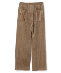 uncrave シアーベロアリブ ギャザーパンツ