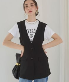 WEGO 【ANGIE VINTAGE】リネンライクベスト