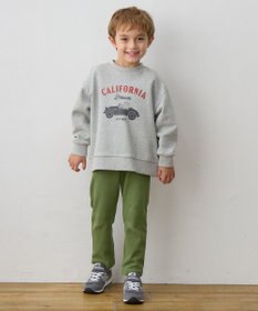 ANY KIDS アニマルプリント 裏毛トレーナー