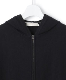 ICB L 【洗える】ソフトカシミヤミックス ジップアップ ニットパーカー