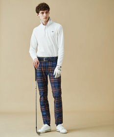 23区GOLF 長く愛せる定番人気！【MEN】【日本製】ハニカムカノコ 長袖ポロシャツ