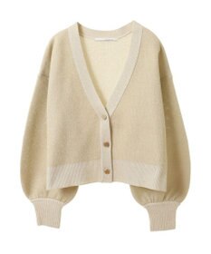 Green Parks ・ＥＬＥＮＣＡＲＥ　ＤＵＥ　ラメＶネックカーディガン