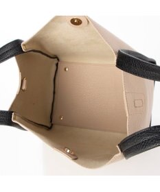 UNBILLION カシュカシュ cachecache / ミニショルダー付きソフトレザー調ミニトートバッグ