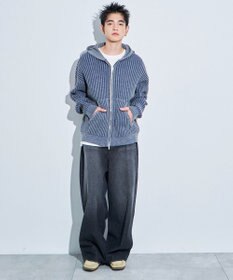 WEGO ヴィンテージライクZIPパーカー