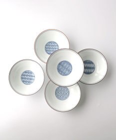 たち吉 【たち吉】染付宝づくし小鉢〈５個〉波佐見焼