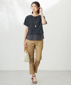 J.PRESS LADIES 【リバーシブル】マーブル ネックレス