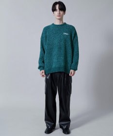 WEGO ベロアモールワンポイントプルオーバー