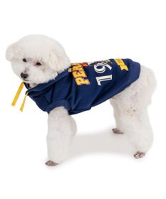 PET PARADISE スヌーピー カレッジロゴ パーカー 《ネイビー》 小型犬
