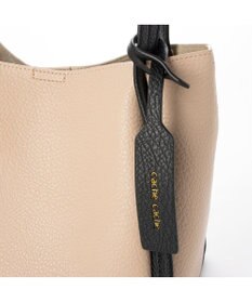 UNBILLION カシュカシュ cachecache / ミニショルダー付きソフトレザー調ミニトートバッグ