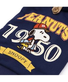 PET PARADISE スヌーピー カレッジロゴ パーカー 《ネイビー》 小型犬
