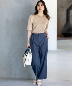 ANY SIS L 【洗える】シャギースリーブ ニット