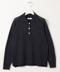 J.PRESS LADIES リネンコットンコード ポロ ニット