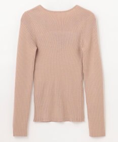 GRACE CONTINENTAL スクエアネックリブトップ