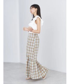 earth music&ecology デコルテレースフリルブラウス