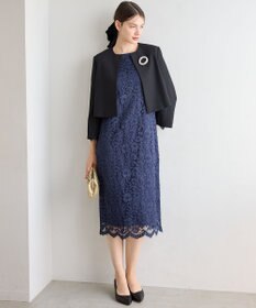 23区 【APPLAUDIR】シャイニーフラワーレース ドレス