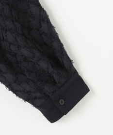 自由区 L 【セットアップ対応】ワッシャーカットジャカード ブラウス