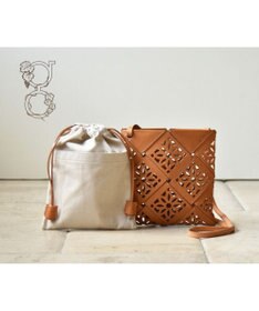 genten サスカットバスケット ショルダーバッグ