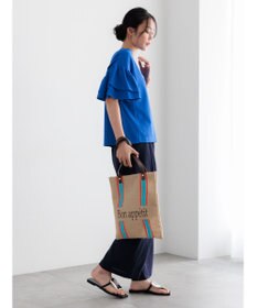 Te chichi レーヨンリネンストレートパンツ