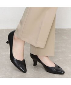 Riz raffinee <Riz raffinee>異素材ポインテッドトゥコンビパンプス