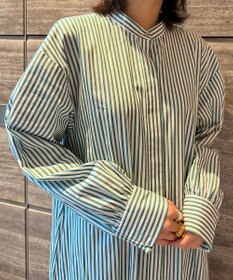 UNFILO 【洗える】イージーケア シャツワンピース