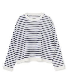 UNFILO シアーフォルムニット ボーダー