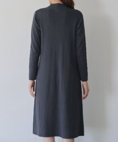 Tiaclasse 【安めぐみさん着用・新色追加】リブ切替ニットワンピース