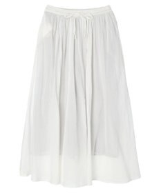 earth music&ecology コットンボイルボリュームスカート