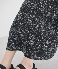 earth music&ecology フラワーバッククロスキャミワンピース