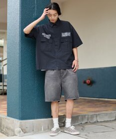 WEGO 【ユニセックス着用ITEM】ミリタリーハーフスリーブシャツ