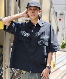 WEGO 【ユニセックス着用ITEM】ミリタリーハーフスリーブシャツ