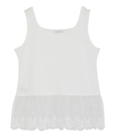 earth music&ecology チュールレースヘムインナー