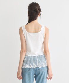 earth music&ecology チュールレースヘムインナー