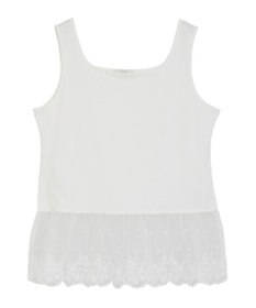 earth music&ecology チュールレースヘムインナー