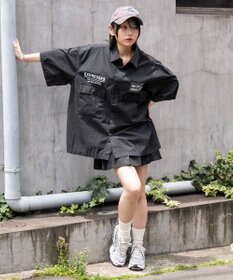 WEGO 【ユニセックス着用ITEM】ミリタリーハーフスリーブシャツ