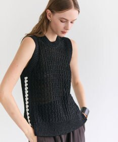 BEIGE， ATACAM / テープヤーン ノースリーブニット