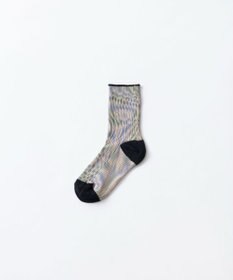 TRICOTE MOIRE LINK SOCKS／モアレリンクソックス
