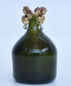 monshiro 【パール】ビオラ イヤリング（レッド）