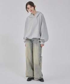 WEGO 【ユニセックス着用ITEM】バルーンクロップドプルパーカー