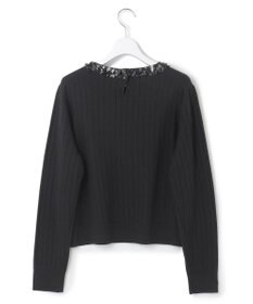 23区 S スパンコール ワイドリブ ニット