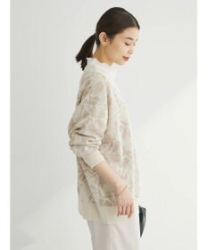 Green Parks ニュアンス柄ニットカーディガン