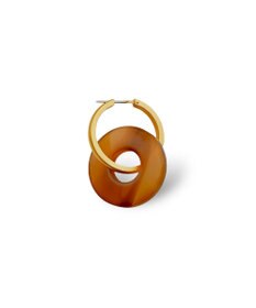 susui 【doughnut】フープピアス L (YGMAT)_片耳