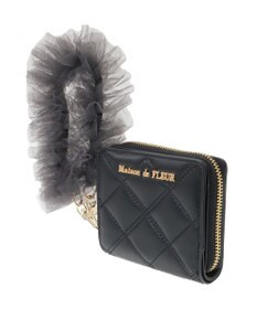 Maison de FLEUR チュールストラップウォレット