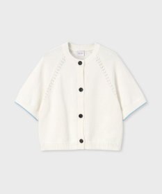 Paul Smith コットンアイレット ショートスリーブ カーディガン