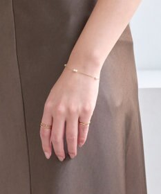 Phoebe フェミニンプレイスドビジューセットリング　ゴールド