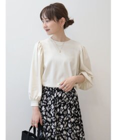 AMERICAN HOLIC ドルマンギャザー７分袖カットプルオーバー