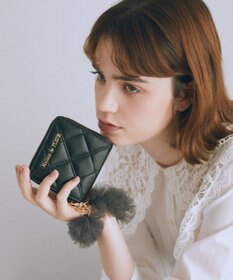 Maison de FLEUR チュールストラップウォレット