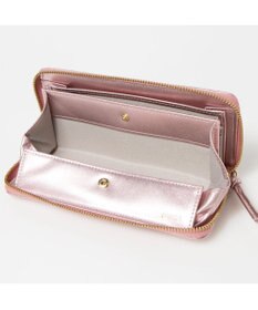 UNBILLION ペルケ perche / レザーメッシュ・ジャバラカード長財布