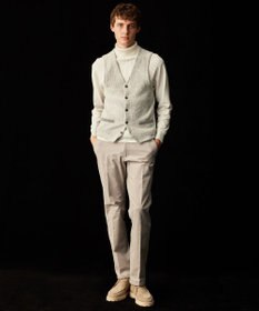 JOSEPH ABBOUD 【キングサイズ・ウエストも伸びる！/ストレッチ/暖かい/オーガニック】オーガニックカルゼストレッチ パンツ