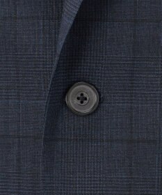 GOTAIRIKU シワになりにくい【御幸毛織/みゆきけおり】DRYSPINNER 平織スーツ_ネイビー格子