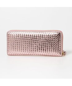 UNBILLION ペルケ perche / レザーメッシュ・ジャバラカード長財布